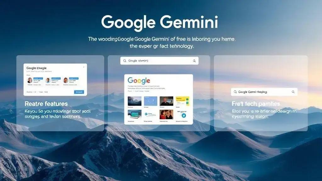 Descubra os recursos gratuitos disponíveis no Google Gemini