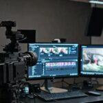 Como a IA transforma gravações multicâmera com fundo personalizado